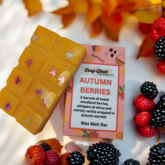 Autumn Berries Mini Wax Melt | CosyGlow Scent Co.