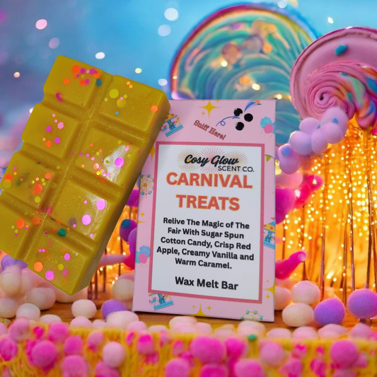 Carnival Treats Mini Wax Melt | CosyGlow Scent Co.