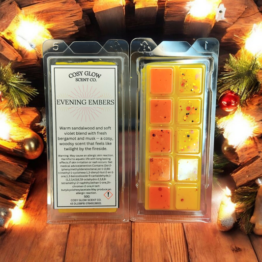 Evening Embers Wax Melt | CosyGlow Scent Co.