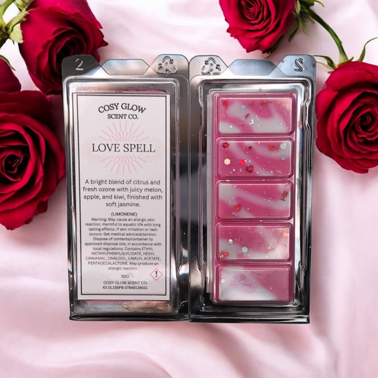 Love Spell Wax Melt | CosyGlow Scent Co.
