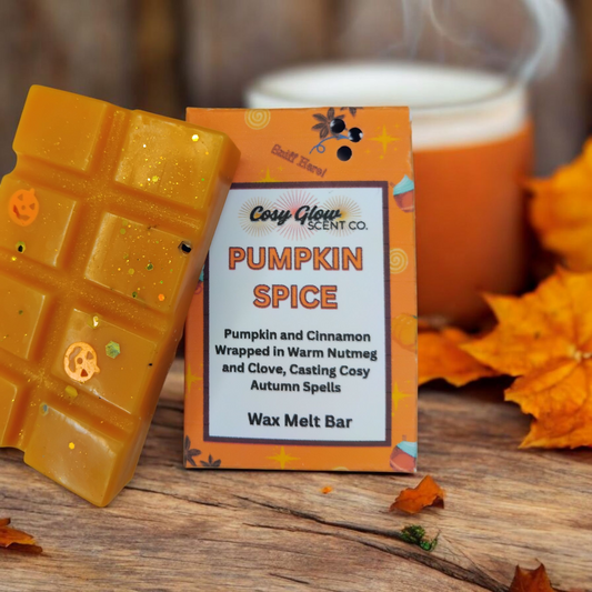 Pumpkin Spice Mini Wax Melt | CosyGlow Scent Co.