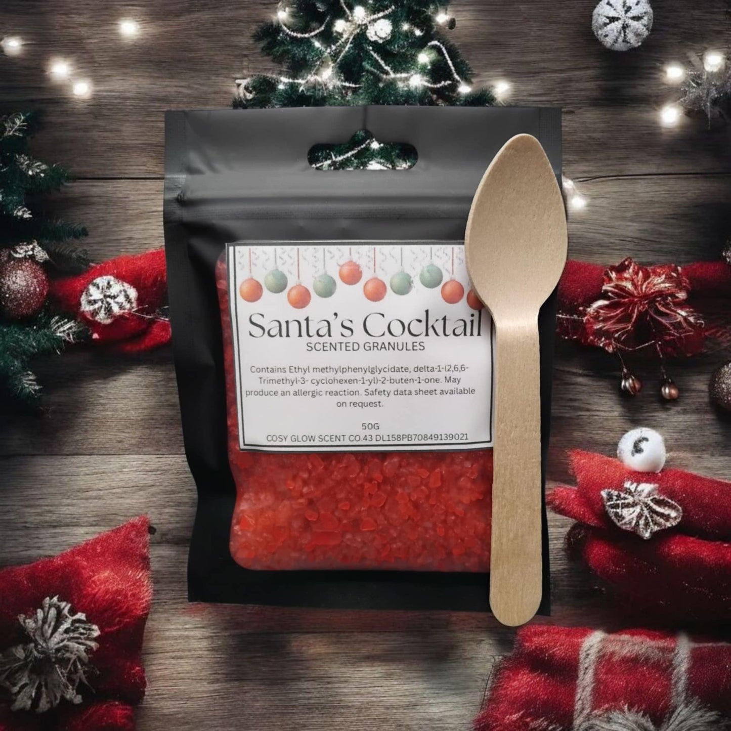 Santa’s Cocktail Scented Granules | CosyGlow Scent Co.
